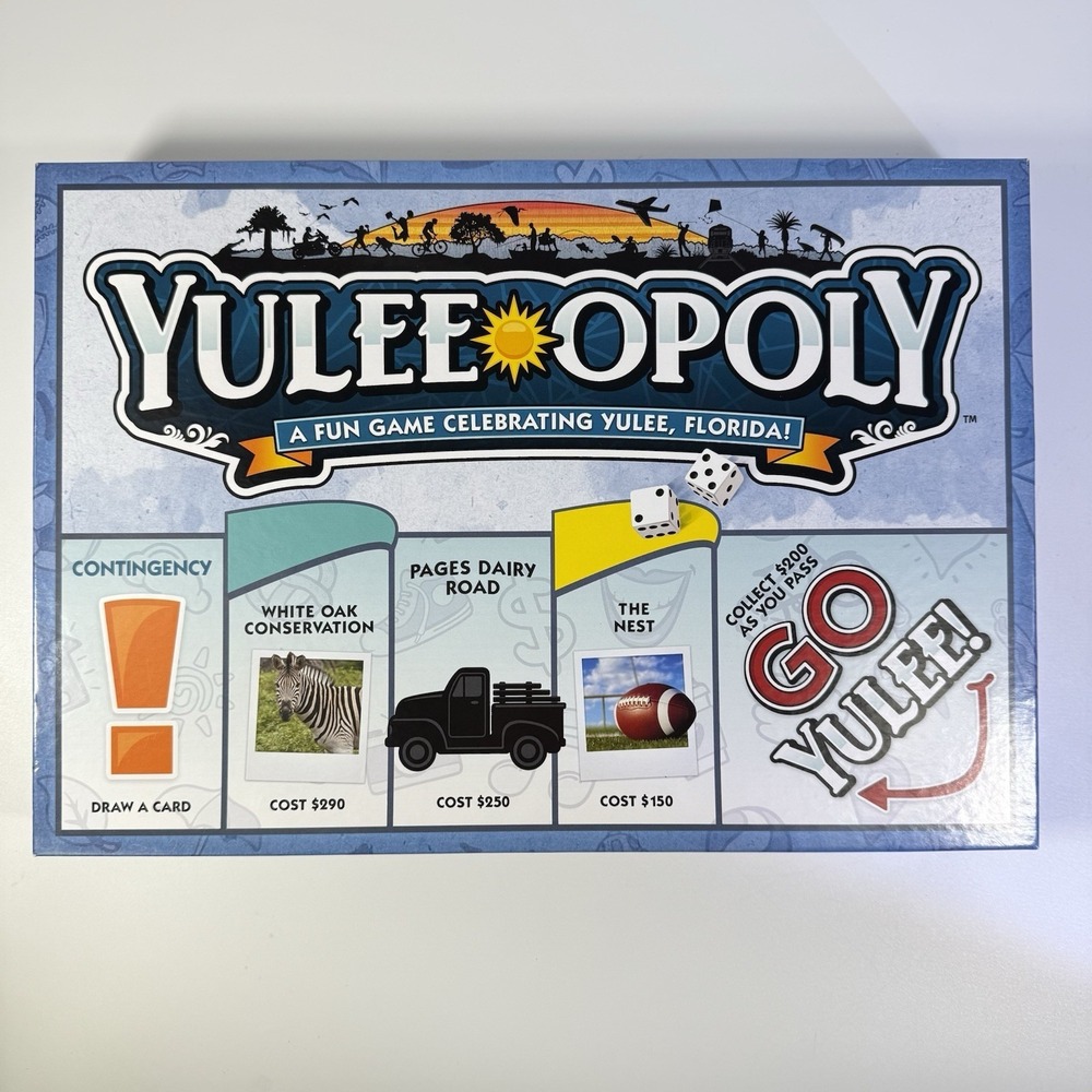 Yulee Opoly Monopoly Game by Late for the Sky Fernandina Beach Florida Amelia